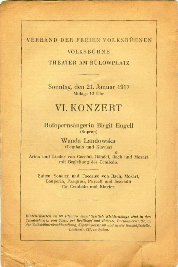 Volksbühne 1914